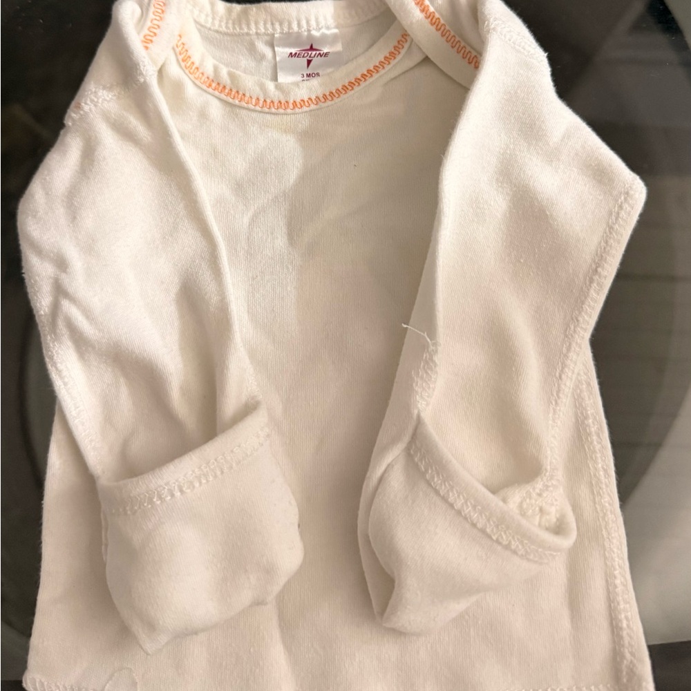 White Long Sleeve Kids Tee